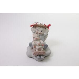 Cast Art, Dreamsicles, Sleigh Ride, Figurine, Cherub and Rabbits ~ 260129-WH 936